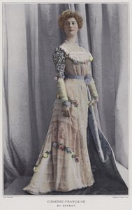 Henriette Henriot, francuska aktorka (kolorowe zdjęcie)