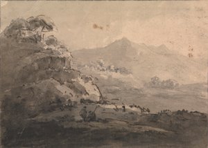widok na góry autorstwa Rev. William Gilpin