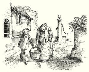Hans Christian Andersen: Mały Tuk (lito) autorstwa Rex (after) Whistler