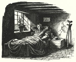 Hans Christian Andersen: Anioł (lito) autorstwa Rex (after) Whistler