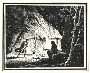 Hans Christian Andersen: Rajski ogród (lito) autorstwa Rex (after) Whistler