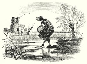 Hans Christian Andersen: Dziewczyna, która nadepnęła na bochenek (lito) autorstwa Rex (after) Whistler