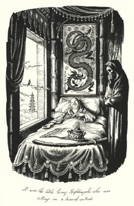 Hans Christian Andersen: Słowik (lito) autorstwa Rex (after) Whistler
