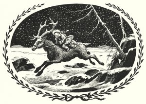 Hans Christian Andersen: Królowa Śniegu (lito) autorstwa Rex (after) Whistler
