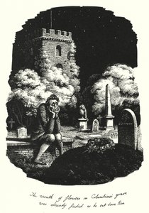 Hans Christian Andersen: Co zobaczył księżyc (lito) autorstwa Rex (after) Whistler