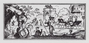 Punting (lito) autorstwa Rex (after) Whistler