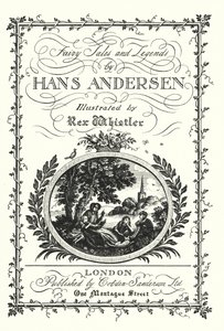 Strona tytułowa Bajek i legend Hansa Andersena (lito) autorstwa Rex (after) Whistler