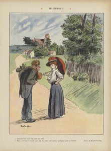 Włóczęga. Ilustracja do Le Rire