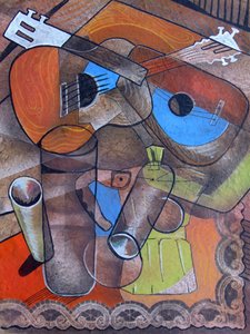 Cubist Guitars – Martwa natura z kawą