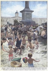 Upał w Londynie (kolor lito) autorstwa Riccardo Salvadori