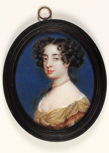 Lady Charlotte Fitzroy, hrabina Litchfield (akwarela na welinie)