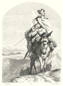 Childe Harold Lorda Byrona, Canto I, Stanza 48 (grawerowanie) autorstwa Richard (after) Ansdell