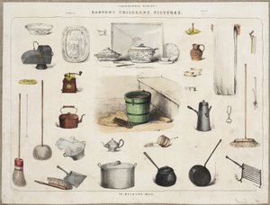 Przybory domowe, ok. 1870-1900