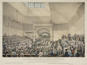 Otwarcie Lecture Theatre w Marylebone w Londynie autorstwa John Pardon