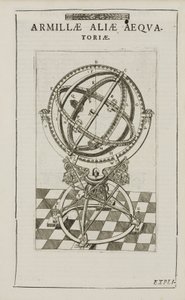 Równikowa sfera armilarna Tycho Brahe, ok. 1580 autorstwa John Pardon