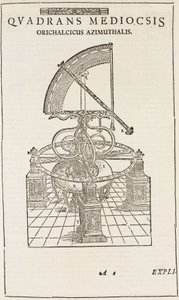 Kwadrant Tycho Brahe (odwrócony), ok. 1577 autorstwa John Pardon