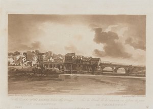 Na brzegach Marny pod mostem w Charenton 1803; Płyta 19 z Widoków w Paryżu, Emanuel Objętość śledzenia płyty B1981.25.2628