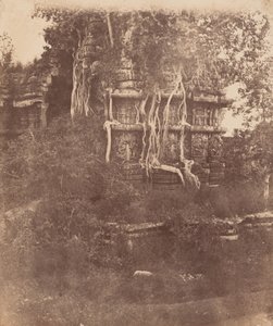 Świątynia w Hallibeed, Indie, 1856-1857 (zdjęcie) autorstwa Richard Banner Oakeley