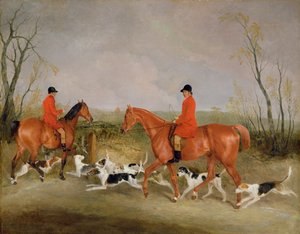 George Mountford, Łowca dla Quorn i W. Derry, Whipper-In, w Gorse Johna O