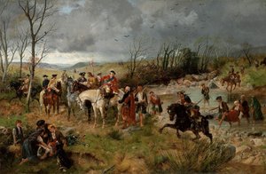 Zatrzymanie księcia Karola Edwarda na brzegach Nairne, 1878