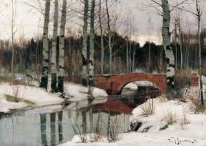 Odwilż w Gatchinie”, 1897. autorstwa Richard Bergholz