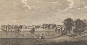Zamek Leeds, w hrabstwie Kent, z książki Edwarda Hasteda, The History and..., 1777-90.