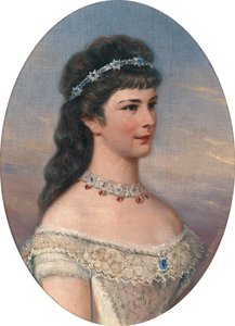 Portret Elżbiety Bawarskiej z Diadem
