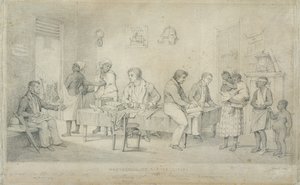 Biuro Obrońcy Niewolników, Trynidad, ok. 1833 r. (grafit na tkanym papierze)
