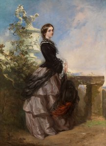 Portret Agnes Wilson, później Lady Aubrey-Fletcher (olej na płótnie)