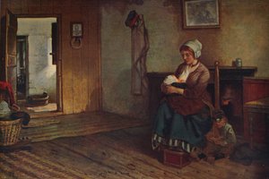 „Wnętrze flamandzkie”, ok. 1915 r. autorstwa Richard Burnier