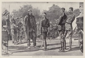 Kapitulacja Cronje, 27 lutego 1900 (lito) autorstwa Richard Caton II (after) Woodville