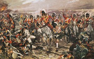 Szarża Szkockich Szarych w Waterloo