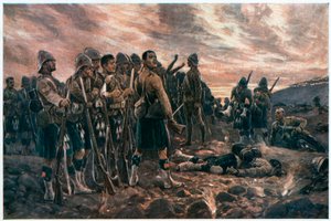 „Wszystko, co z nich zostało”, II wojna burska, 1899. autorstwa Richard Caton Woodville II