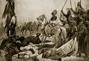Hyder Ali w Conjeveram, 1780, ilustracja z "Hutchinson