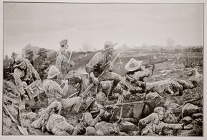 Bezsenne Mafeking - Gorąca praca w okopach autorstwa Richard Caton Woodville junior