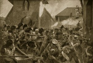42. górale w Corunie, ilustracja z „Hutchinson