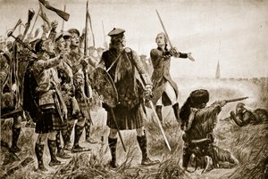 Bitwa pod Quebec, 1759, ilustracja z „Hutchinson