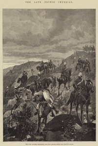 Późny Książę Imperial, 17. Ułanów poszukujących Zulusów po śmierci Księcia
