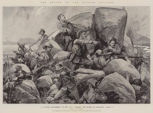 Powrót naszych żołnierzy-obywateli autorstwa Richard Caton Woodville junior
