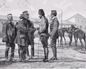 Kapitulacja Yaniny, ilustracja z „Historii narodów Hutchinsona”, 1915