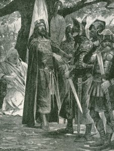 Wybór wojskowy Alfreda Wielkiego, pierwszego króla całej Anglii autorstwa Richard Caton Woodville junior