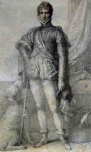 Charles, 4. hrabia Harrington (czarny ołów zabarwiony akwarelą) autorstwa Richard Cosway