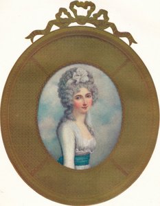 Miniaturowy portret Katarzyny, Lady Manners, Późniejsza Lady Huntingtower, 1787, 1907 autorstwa Richard Cosway