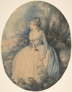 Pani Robinson jako Perdita, ca. 1779. autorstwa Richard Cosway