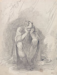 Timon z Aten przed swoją jaskinią autorstwa Richard Cosway