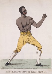 Uderzający widok Richmond, opublikowany 1810 (kolorowa akwaforta) autorstwa Richard Dighton
