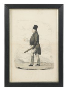 Henry Lygon, 4. hrabia Beauchamp (w/c i ołówek na papierze) autorstwa Richard Dighton