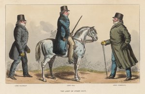 Światło innych dni, z udziałem Lorda Alvanleya, Lorda Hilla i Lorda Yarmouth autorstwa Richard Dighton