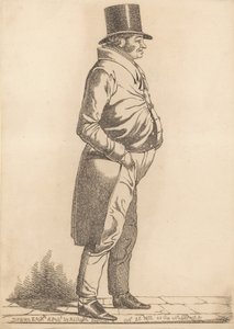 Niezidentyfikowany dżentelmen autorstwa Richard Dighton