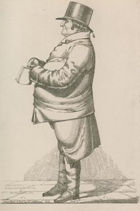Niezidentyfikowany dżentelmen autorstwa Richard Dighton